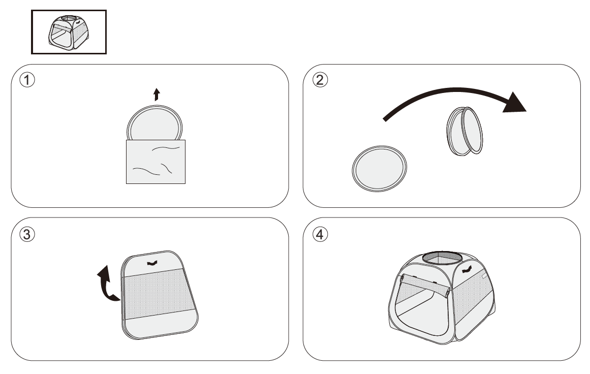Basic Pet Play Tent. image 6